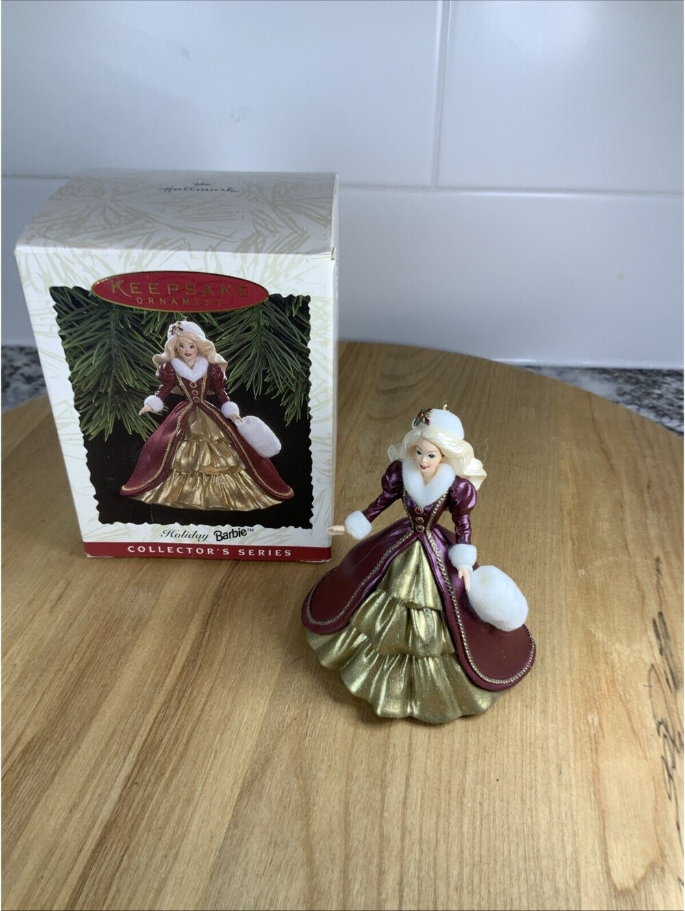 Hallmark 1996 Holiday Barbie Collector Series Ornament